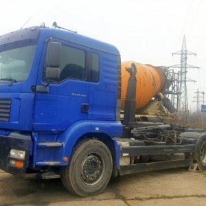 foto 6x4 MAN TGA abroll retarder bett