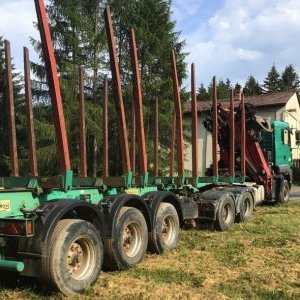 foto 6x6 wald 60/48t MAN TGA Retarder komplet mit Umikov