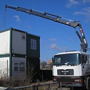 foto 6x2 MAN 6m pritsche+ kran Hiab 200C