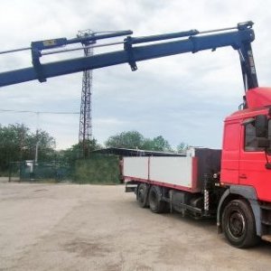 foto 6x2 MAN 6.3m bet+HR Hiab 102 pritsche+kran